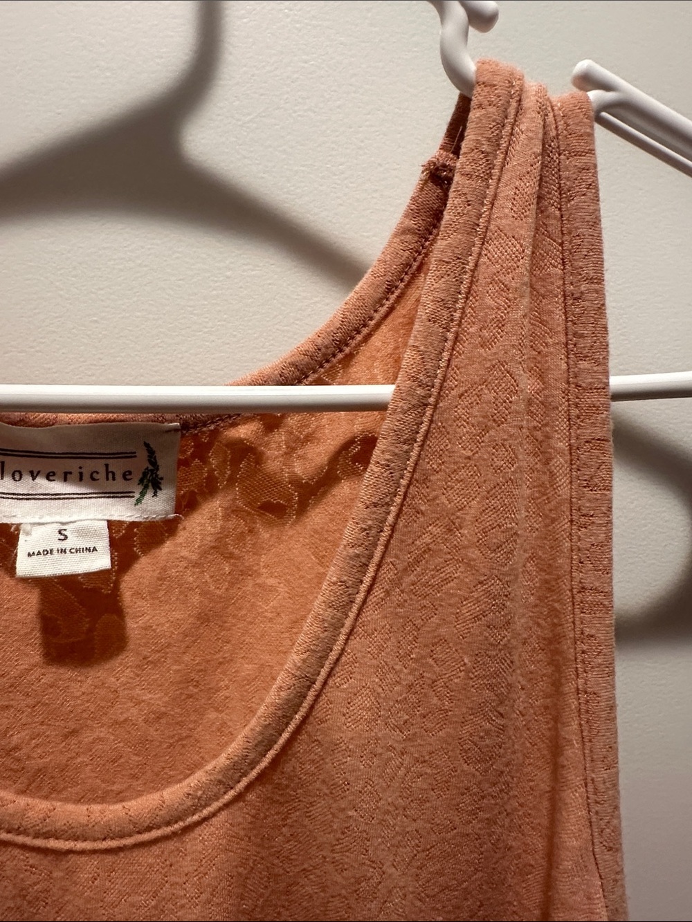 Love Riche Peach Ruffle-Hem Tank - Picture 4 of 9